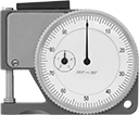 Image of Product. Front orientation. Thickness Gauges. Economy Pocket Dial Thickness Gauges.