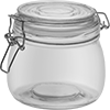 Glass Jars with Latching Lids