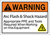 Illustrated Electrical Hazard Labels 