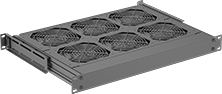 Image of Product. Front orientation. Fan Trays. Enclosure-Cooling Fan Trays, 6 Fans Included.