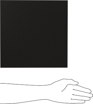 Image of Product. Side1 orientation. Contains SizingReference. High-Strength Lightweight Carbon Fiber Sheet, with Foam Core, 12" x 12" x 1/4".