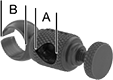 Image of Product. Front orientation. Contains Annotated. Variance Indicator Clamps. Swivel Variance Indicator Clamps, Style 8.
