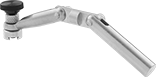Image of Product. Front orientation. Variance Indicator Clamps. Lever Variance Indicator Clamps, Double-Jointed Dovetail Attachments.