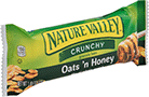 Image of Product. Front orientation. Snacks. Nature Valley Crunchy Granola Bar.
