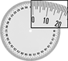 Adhesive-Back Protractor Dials