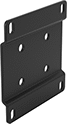 Image of Product. AMPS-to-VESA Adapter. Front orientation. Monitor Mount Adapters. Bar Monitor and Keyboard Mounts.