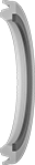 Image of Product. Profile. Front orientation. CrossSection view. Buffering Seals. High-Pressure Hydraulic Cylinder Buffering Seals.