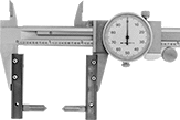 Image of ProductInUse. Shown Installed. Front orientation. Caliper Tips. Caliper Tip Sets.