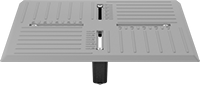 Image of Product. Front orientation. Floor Drain Covers. Adjustable Floor Drain Covers, Square.