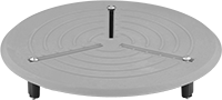 Image of Product. Front orientation. Floor Drain Covers. Adjustable Floor Drain Covers, Round.