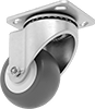 Lightweight Casters with Polyurethane Wheels