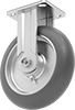 Lightweight Casters with Rubber Wheels