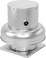 Image of Product. Front orientation. Exhaust Fans. Direct-Drive Downdraft Roof-Mount Exhaust Fans, Style 2.