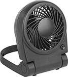 Image of Product. Front orientation. Non-Oscillating Fan. Desk Fans, Battery Powered, Electric.