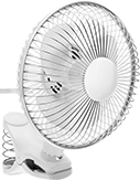 Image of Product. Front orientation. Fans. Clip-On Desk Fans.