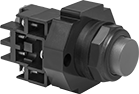 Image of Product. Front orientation. Push-Button Switches. Hazardous Location 30 mm Panel-Mount Push-Button Switches, Projecting.