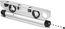 Image of Product. Front orientation. Contains Annotated. Laser Levels. Adjustable Dot-to-Line Laser Levels.