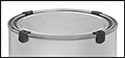 Image of ProductInUse. Front orientation. Contains Border. Paint Can Lid Clips.