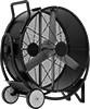 Economy Direct-Drive Mobile Floor Fans with Tilt Stand
