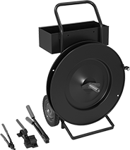 Image of Product. Front orientation. Strapping Dispensers. Mobile Strapping Dispenser Kits.
