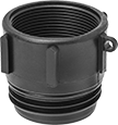 Image of Product. Front orientation. Thread Adapters. Thread Adapters for Drum Openings, Polypropylene, M64 Threads.