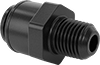 Check Valves with Push-to-Connect Fittings for Harsh Chemicals 