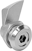 Image of Product. Front orientation. Cam Locks and Latches. Hex-Drive Cam Locks, Style E.