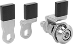 Image of Product. Front orientation. Cam Locks and Latches. Hex-Drive Protected-Cam Locks.