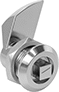 Image of Product. Front orientation. Cam Locks and Latches. Square-Drive Cam Locks, Style F.