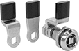 Image of Product. Front orientation. Cam Locks and Latches. Square-Drive Protected-Cam Locks.