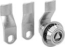 Image of Product. Front orientation. Cam Locks and Latches. Compression Triangle-Drive Cam Locks, Style B.