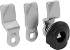 Image of Product. Front orientation. Cam Locks and Latches. Triangle-Drive Cam Locks, Style C.