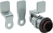 Image of Product. Front orientation. Cam Locks and Latches. Open-Indicating Compression Square-Drive Cam Locks, Style A.