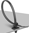 Image of ProductInUse. Front orientation. Cable Ties. Mountable Cable Ties, Push In.