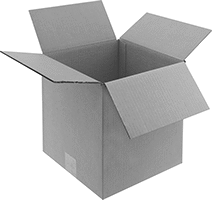 Image of Product. Front orientation. Shipping Boxes. Standard Cardboard Shipping Boxes, Style A.