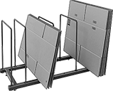 Image of ProductInUse. Front orientation. Shipping Box Stands.