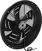 Image of Product. Front orientation. Exhaust Fans. Dust-Resistant Direct-Drive Wall-Mount Exhaust Fans, Style 2.
