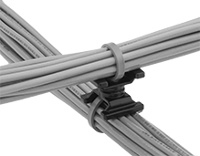 Image of ProductInUse. Front orientation. Cable Bundle Spacers. Style A.