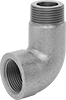Medium-Pressure Galvanized Iron and Steel Threaded Pipe Fittings