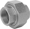 Medium-Pressure Galvanized Iron and Steel Threaded Pipe Fittings