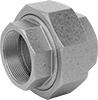 Medium-Pressure Galvanized Iron and Steel Threaded Pipe Fittings