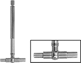 Image of Product. With Telescoping Probe. Front orientation. Contains Inset. Bore Gauges. Starrett Telescoping Bore Gauges.