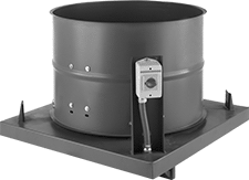 Image of Product. Front orientation. Exhaust Fans. Direct-Drive Upblast Roof-Mount Exhaust Fans , Style 2.