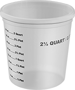 Image of Product. Front orientation. Pails. Disposable Pails, Style B.