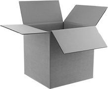 Image of Product. Front orientation. Shipping Boxes. Double-Wall Heavy Duty Cardboard Shipping  Boxes.