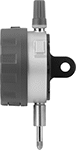 Image of Product. Lug and Stem Mount (Side View). Side1 orientation. Variance Indicators. Easy-Read Mitutoyo Electronic Plunger Variance Indicators, Lug Mount, Stem Mount.