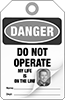 Photo-Insert Lockout/Tagout Tags with Laminating Flap