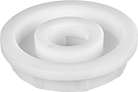 Image of Product. Front orientation. Stretch Wrap Dispenser Replacement Parts. Handheld Stretch Wrap Dispensers , Top End Caps.