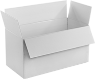 Image of Product. Front orientation. Shipping Boxes. Plastic Shipping Boxes.