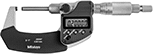 Image of Product. Front orientation. Outside Micrometers. Digital Outside Micrometers for Soft Materials.